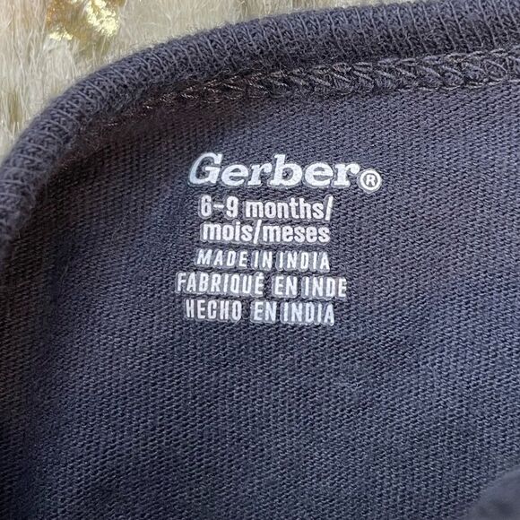 5 for $25🔥Gerber Zip Front Bly Footie Pajama Baby Boy Size 6-9 Months - Picture 3 of 5